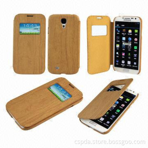 Best Selling Folio Leather Case for Samsung Galaxy S4